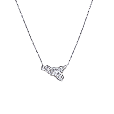 Collana bianca con charm...