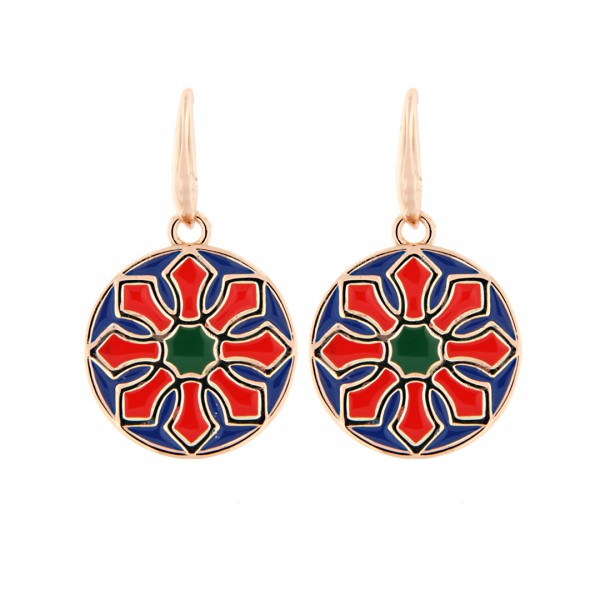 ORECCHINI IN METALLO ANALLERGICO CON 1 CHARM - OR190R