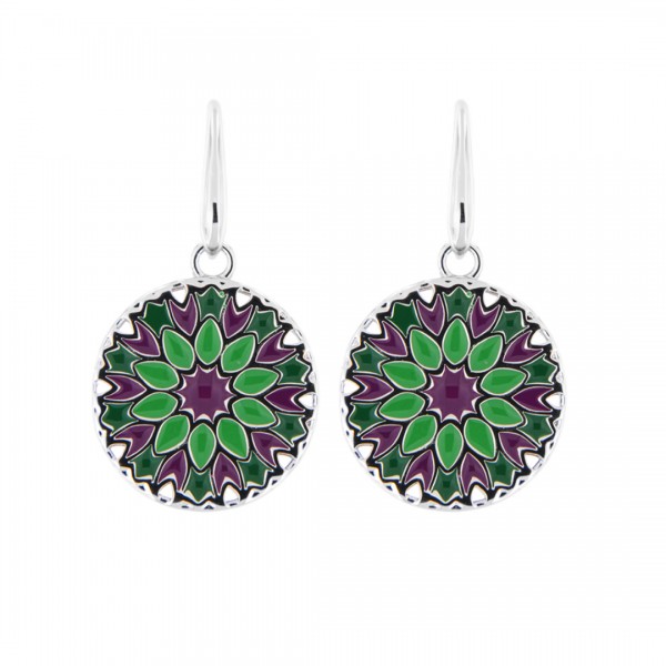 ORECCHINI IN METALLO ANALLERGICO CON 1 CHARM - OR192B