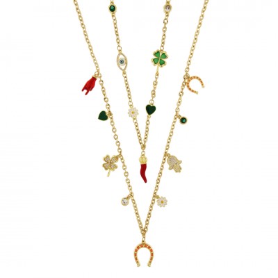 Collana in metallo...