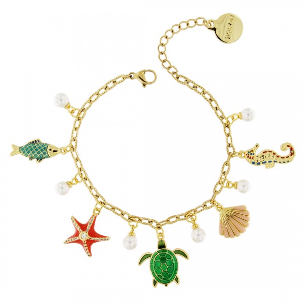 BRACCIALE IN METALLO ANALLERGICO CON MARINARI - BC335