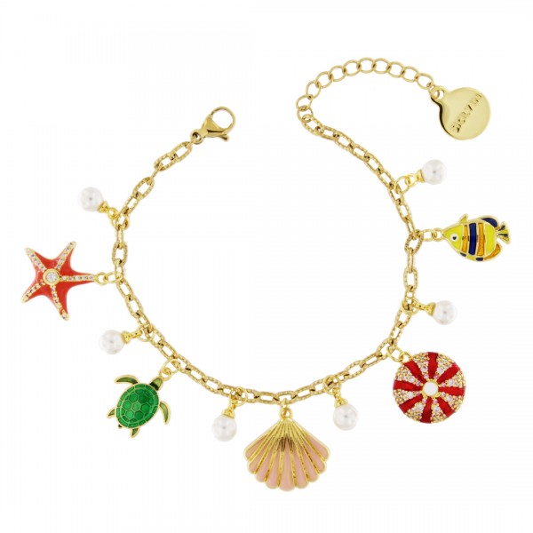 BRACCIALE IN METALLO ANALLERGICO CON MARINARI - BC337